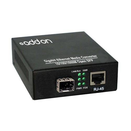 AddOn 1000Base-TX to 오픈 SFP 포트 미디어 컨버터, 변환기 ADD-GMC-SFP