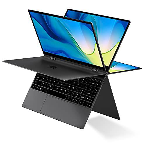 BMAX Y13Pro 13.3 컨버터블 2 in 1 FHD 터치스크린 노트북, 코어 m5-6Y54 프로세서, 256GB 스토리지, 8GB 램, LED 백라이트 키보드, 2 Type-C 포트, AC 와이파이+  블루투스 4.2, 윈도우 10, All-Metal 바디