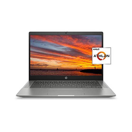 HP 크롬북 14b 노트북, AMD Athlon 실버 3050C 휴대용 프로세서, 4 GB 램, 64 GB eMMC 스토리지, 14-inch 풀 HD IPS 터치스크린, 구글 크롬 OS, 오디오 by B& O, 프라이버시 카메라 (14b-na0010nr, 2021)