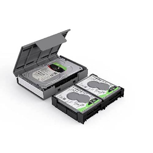 ORICO 하드디스크 캐링 케이스 Western 디지털 WD 2.5/ 3.5in 하드디스크 SSD HDD 디스크 보호 Box-GY