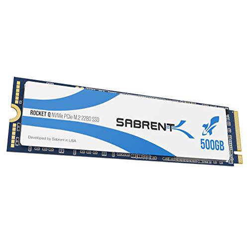 Sabrent 로켓 Q 500GB NVMe PCIe M.2 2280 내장 SSD 고성능 SSD R/ W 2000/ 1000MB/ s (SB-RKTQ-500)