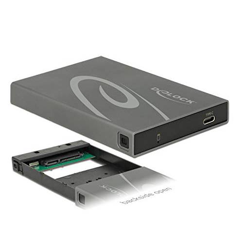 DELOCK 6.35 cm 2.5 인치 외장 인클로저 SATA HDD/ SSD > USB 3.1 세대 2