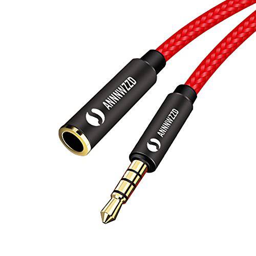 ANNNWZZD 3.5mm 헤드폰 연장 Cable，Stereo 오디오 연장 케이블 어댑터, 3.5mm Male to Female (3ft)