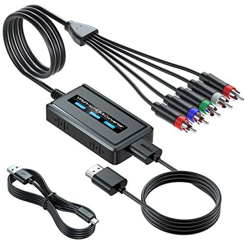 Male 컴포넌트 to HDMI 컨버터, 변환기 스케일러 기능 DVD/ STB Female 컴포넌트 출력, RGB to HDMI 스케일러 컨버터, 변환기 HDMI and 통합 컴포넌트 케이블, YPbPr to HDMI 컨버터, 변환기