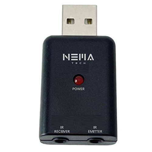 NemaTech 프리미엄 리모컨 IR 리피터/  확장기 (1 포트 USB 전원 - 듀얼 Emitters)