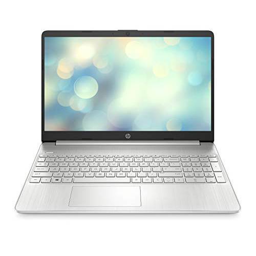 HP 15 노트북, AMD 라이젠 7 5700U, AMD 라데온 그래픽, 8 GB 램, 256 GB SSD, 윈도우 11 홈 (15-ef2025nr, 내츄럴 실버)