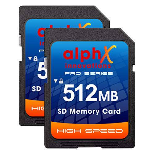 니콘 D50 D40 D40X D3300 디지털 카메라 메모리 카드 2X 512MB 안전한 디지털 (SD) 메모리 카드 (1 트윈 팩)