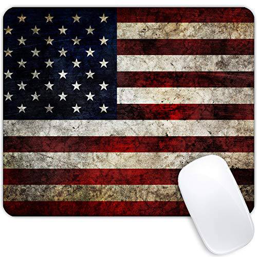미국 National 깃발 마우스패드 Non-Slip 러버 베이스 마우스 패드 컴퓨터 노트북 오피스 데스크 악세사리 마우스 패드 (National 깃발, 1pc)