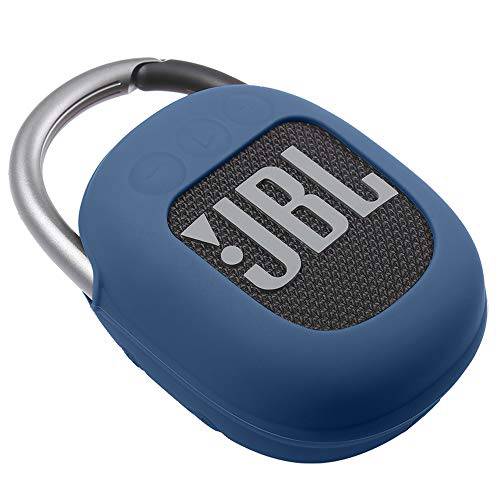 Zaracle 플렉시블 보호 케이스 실리콘 캐링 케이스 커버 JBL 클립 4 휴대용 블루투스 스피커 (블루)