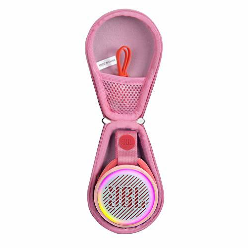 Hermitshell 하드 여행용 케이스 JBL JR 팝 - 방수 휴대용 Bluetooths 스피커 (핑크)