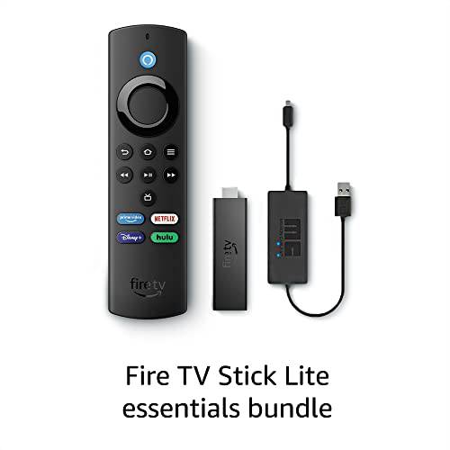파이어 TV 스틱 라이트 에센셜 번들,묶음 USB 파워 케이블