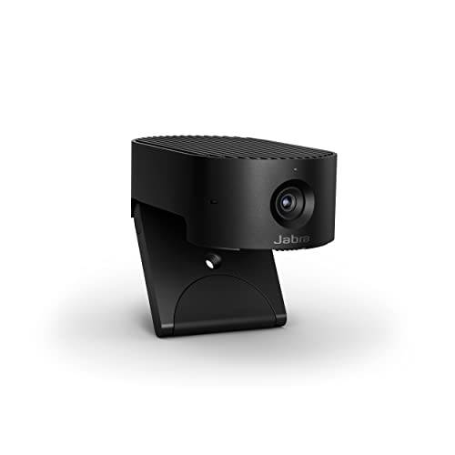 자브라 PanaCast 20 4K 비디오 회의 카메라 - 플렉시블 플러그&  플레이 개인 비디오 솔루션 웹캠 AI-Powered 4K Ultra-HD, 인텔리전트 줌, and 라이트닝 최적화 - 블랙