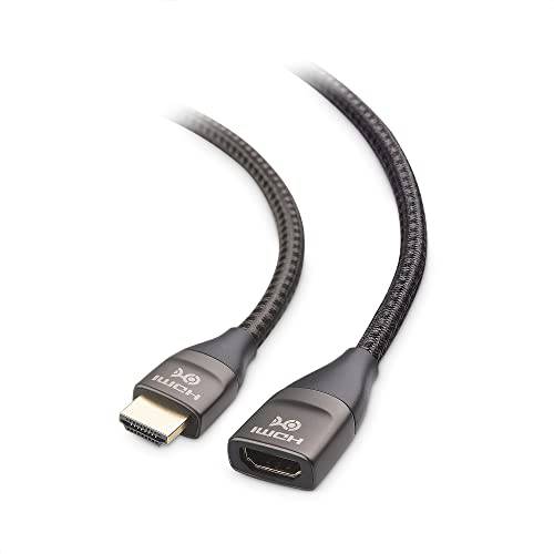 케이블 Matters 48Gbps 울트라 HD 8K HDMI 연장 케이블 3.3 ft/ 1m (HDMI Male to Female 연장 케이블/ HDMI 확장기 케이블) 8K @120Hz, 4K @240Hz and HDR 지원 in 블랙