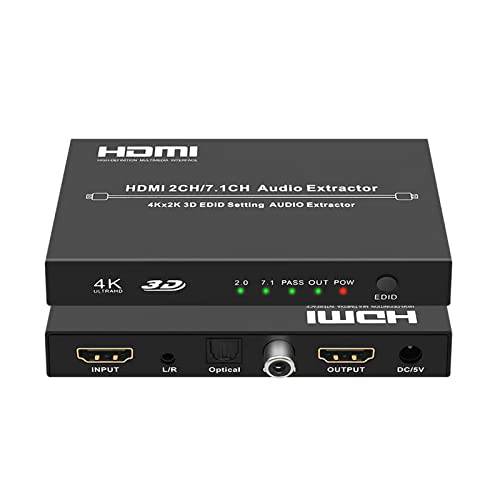 4K HDMI 오디오 분리기 컨버터, 변환기, HDMI to HDMI and 광학 토스링크 SPDIF+  동축,  동축,  동축, 동축, Coaxial,COAX, 동축, 동축, 동축+ 3.5mm 스테레오 오디오 분배기 어댑터