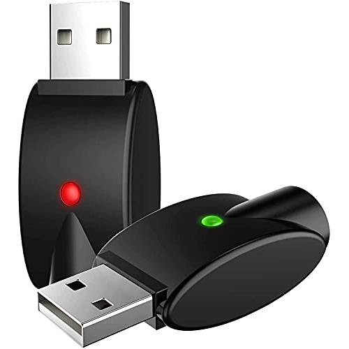 충전기 USB 스레드 케이블, 휴대용 USB 충전기, LED 인디케이터 라이트, 인텔리전트 과충전 프로텍트 (2 팩)