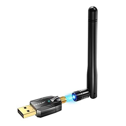 EDUP USB 블루투스 5.1 어댑터 롱 레인지 PC 하이 게인 데스크탑 노트북 블루투스 동글 EDR 무선 리시버 전송 마우스, 키보드, 스피커, 윈도우 11/ 10/ 8/ 8.1/ 7