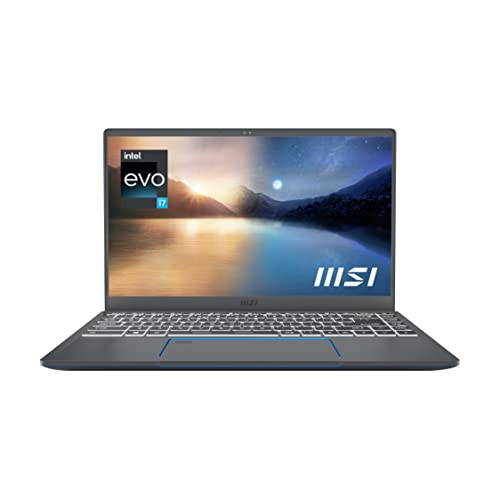 MSI 프레스티지 14 Evo 프로페셔널 노트북: 14 FHD Ultra-Thin 베젤 디스플레이, Intel 코어 i7-1185G7, Intel 아이리스 XE, 16GB 램, 512GB NVMe SSD, 썬더볼트 4, Win10 홈, Intel EVO, 카본 그레이 (A11M-629)