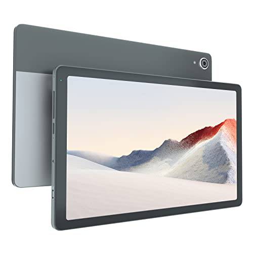 태블릿, 태블릿PC 10.4 인치 안드로이드 11 와이파이 6 3GB+ 32GB 쿼드코어 6000mAh 배터리 10.4 HD 터치스크린 태블릿 (그레이)