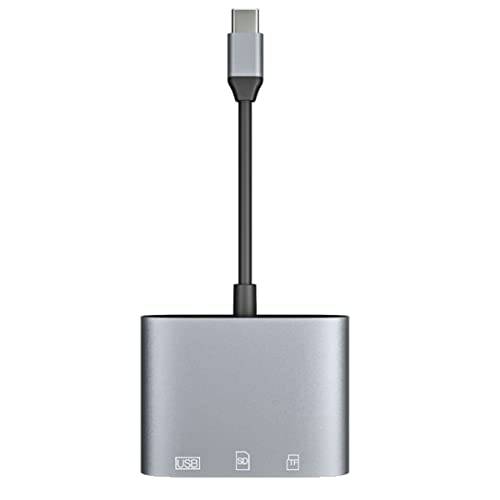 USB C 카드 리더, 리더기 Type-C to SD 마이크로SD USB 어댑터 아이패드 미니 6/ Mac 태블릿, 태블릿PC