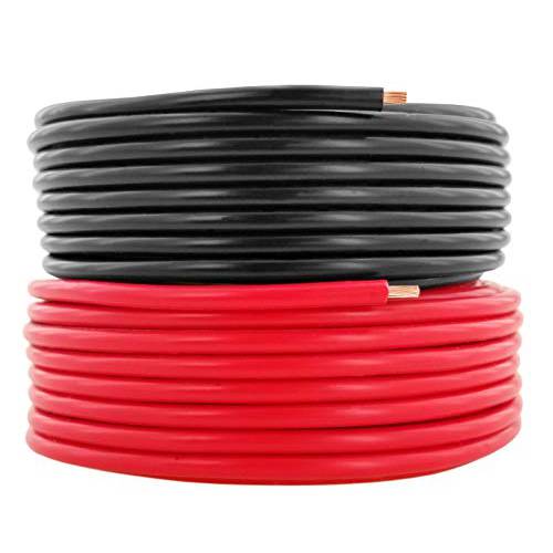 18 AWG (아메리칸 와이어 게이지) CCA Primary 와이어 | 50 ft 레드&  블랙 | Also Available in 14& 16 Ga