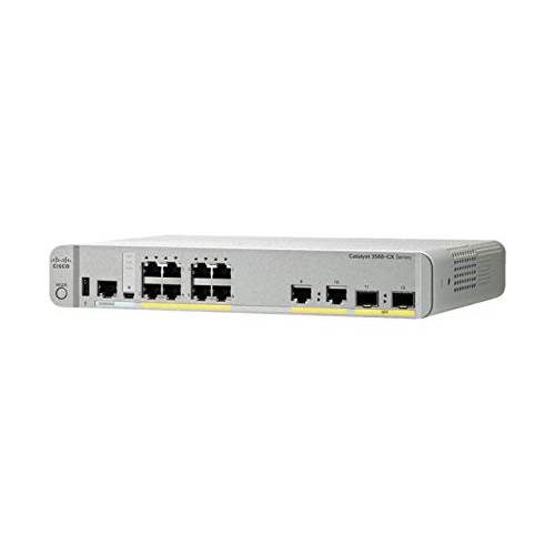 Cisco Catalyst 3560CX-8TC-S 네트워크 스위치, 8 기가비트 이더넷 (GbE) 포트, 2 1G SFP and 2 1G 구리 Uplinks, 강화 리미티드 (WS-C3560CX-8TC-S)