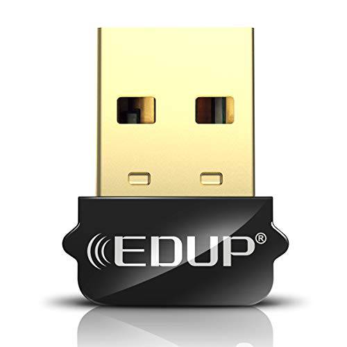 EDUP LOVE 소형 USB 와이파이 어댑터 650Mbps 무선랜카드 노트북 데스크탑 PC 노트북 맥북 미니 사이즈 2.4G/ 5GHz Wi-Fi 동글 호환가능한 윈도우 10/ 7/ 8/ 8.1/ XP/ Vista Mac OS X 10.6-10.15
