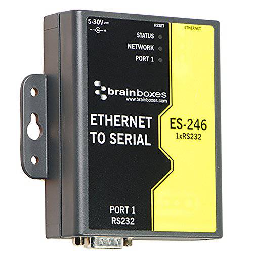 Brainboxes 디바이스 서버 - 10Mb 랜, 100Mb 랜, RS-232 (ES-246)