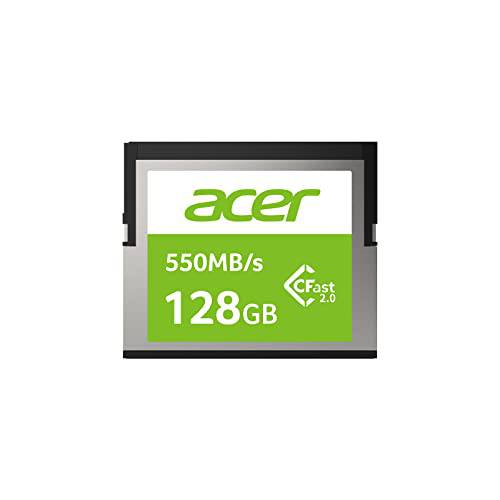 Acer CF100 128GB Cfast 2.0 메모리 카드 Up to 550 MB/ s Read  카메라 - BL.9BWWA.314