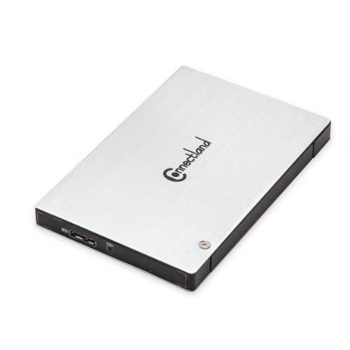 Connectland CL-ENC25035 USB 3.0 2.5 SATA III 6Gbps HDD 외장 인클로저 툴 적은 설치, 알루미늄