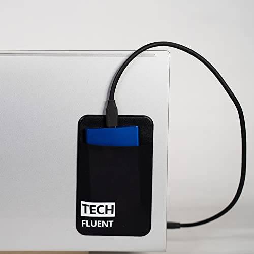 Tech Fluent The 2TeeBee - 외장 SSD 파우치  노트북,  외장 SSD 붙여서쓰는 홀더 백  맥북, SSD 휴대용 슬리브,  접착 캐링 케이스,  오거나이저, 수납함, 정리함 포켓