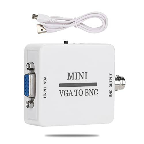 Acogedor VGA to BNC 어댑터, 미니 HD VGA to BNC 컨버터, 변환기 1920 X 1080 해상도 USB 비디오 컨버터, 변환기 HDTV 모니터 TVs 컴퓨터