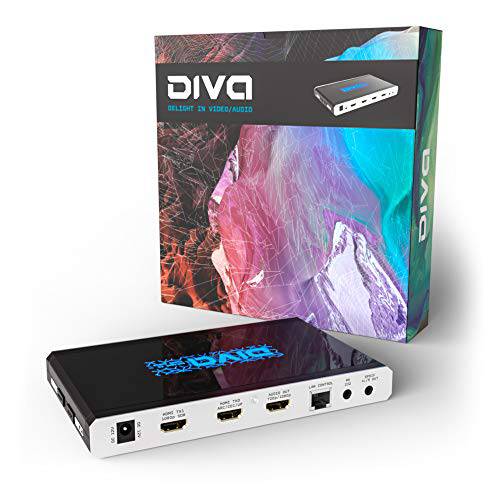 HDFury 4K Diva 18Gbps | HDMI/ eARC 오디오 익스트랙, 추출물 | 4K HDR 분배기 | Auto-Switcher (4input| 사파리/ 크롬 CTRL | TV’s 은은한, NOT Work sonos arc.Please 워치 설정 비디오 Before Buy or Ask US.
