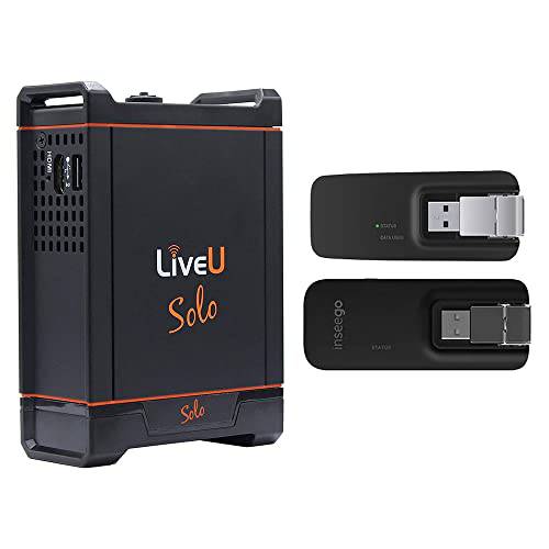 LiveU 솔로 HDMI 무선 라이브 비디오 스트리밍 인코더 라이브 비디오 Streams 번들,묶음 LiveU 솔로 연결 2-Modem 번들,묶음 솔로 비디오 인코더
