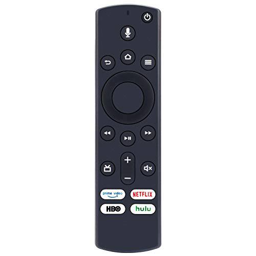 Voicce 리모컨 CT-RC1US-19 NS-RCFNA-19 Primevideo 넷플릭스 HBO 훌루 단축 키 Replaced 인시그니아 and 도시바 파이어 TV 에디션 TV TF-50A810U19 TF-43A810U21 TF55A810U21 TF50A810U19 TF43A810U21