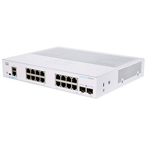 Cisco 비지니스 CBS350-16T-E-2G Managed 스위치 | 16 포트 GE | EXT PS | 2x1G SFP | 리미티드 라이프타임 프로텍트 (CBS350-16T-E-2G-NA)