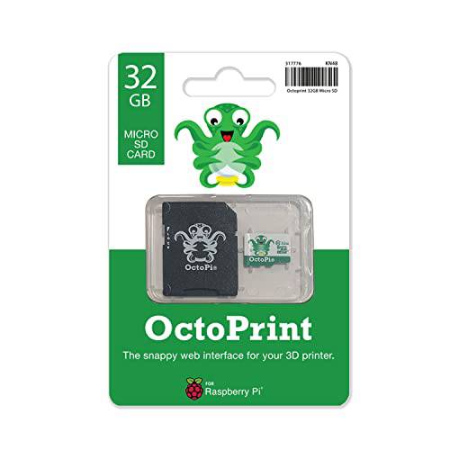 OctoPrint Pre-flashed 32GB 마이크로 SD 카드 3D 프린트 모니터링 통제, 호환가능한 Most Consumer 3D 프린터