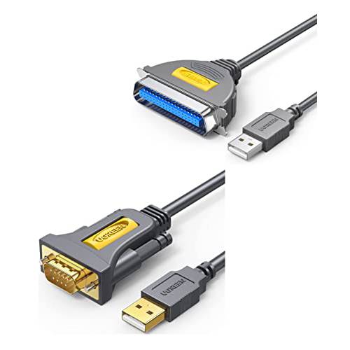 UGREEN USB to 평행 포트 USB to IEEE1284 CN36 번들,묶음 UGREEN USB to RS232 6FT