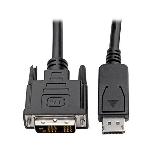 Tripp 라이트 DisplayPort,DP to DVI-D 어댑터 컨버터, 변환기 케이블 DP 래치, M/ M 1080p @ 60Hz 15ft 15’ (P581-015)