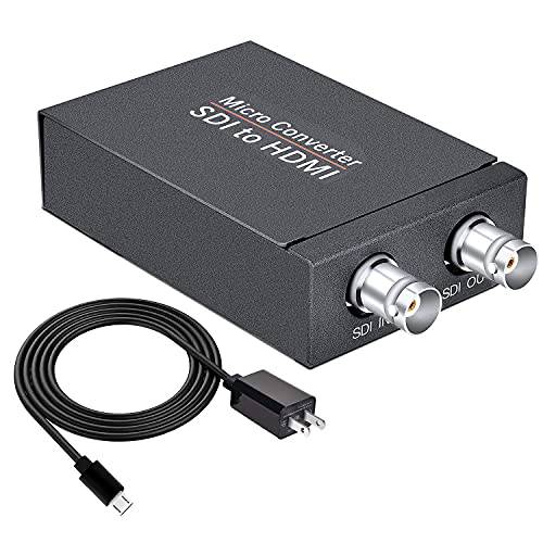SDI to HDMI 컨버터, 변환기 어댑터 3G-SDI/ HD-SDI/ SD-SDI 신호, 1080P@60Hz
