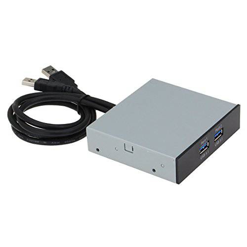 SEDNA - 2 포트 USB 3.0 3.5 플로피 베이 전면 패널 - 2X 타입 A 커넥터