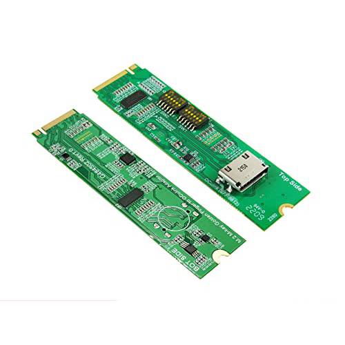 M.2 M-Key PCIe Gen4 ReDriver to OCulink 4i (SFF-8612) 어댑터