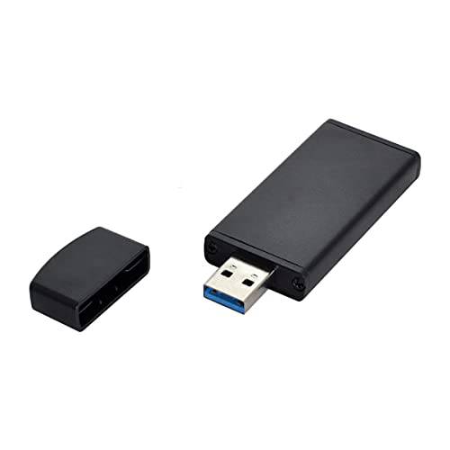 NFHK 42mm NGFF M2 SSD to USB 3.0 외장 PCBA Conveter 어댑터 카드 플래시 디스크 타입 블랙 케이스