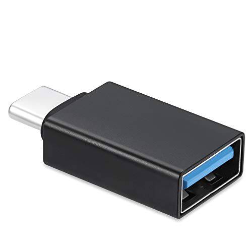 Perixx PERIPRO-404 USB C Male to USB A Female 어댑터 - USB 3.0 Spec 스마트폰, 태블릿, 노트북, and 데스크탑 컴퓨터 - 블랙 (11765)