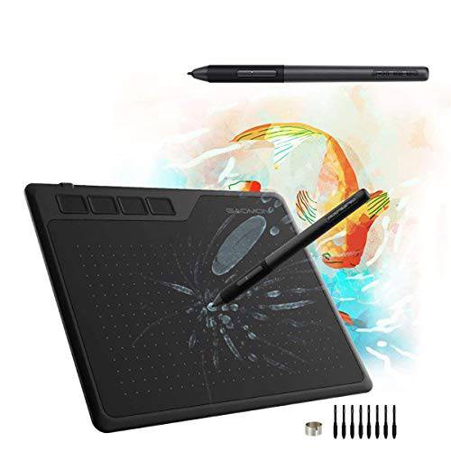 GAOMON S620 펜 태블릿, 태블릿PC& AP32 펜- 그래픽 드로잉 태블릿, 태블릿PC 디지털 드로잉/ 2D 3D 애니메이션/ Annotating Signing/ 온라인 Tutoring