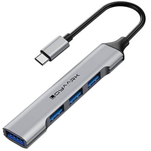 Loya Ark USB C 허브, 타입 C to 1 USB 3.0+ 3 USB 2.0 어댑터 확장기, USB C 멀티포트 어댑터 USB 허브 노트북, 아이맥 프로, 맥북 에어, Mac, 노트북 PC, USB 분배기 알루미늄
