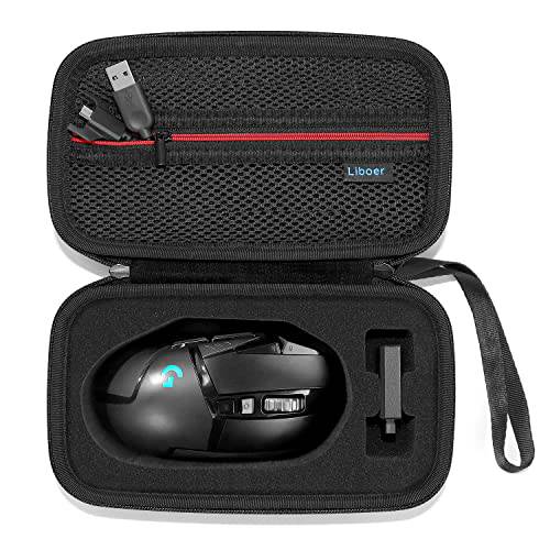 하드 캐링 케이스 로지텍 G502 Mouse，Portable 게이밍 Case(Black)