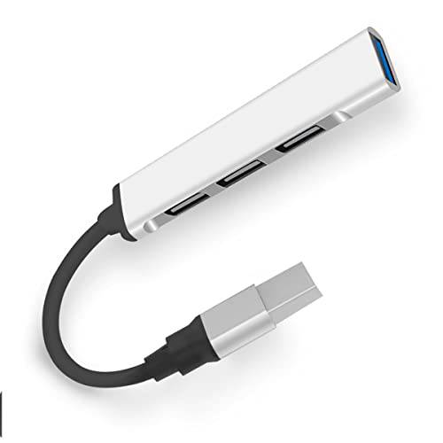 Auorange USB 허브, 4-Port USB 3.0 허브 USB 분배기 충전 지원 호환가능한 맥북, 노트북, 서피스 프로, PS4, PC,  플래시드라이브, 휴대용 HDD