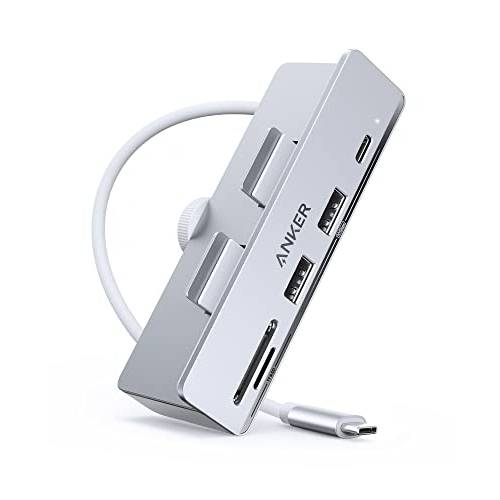 Anker 535 USB C 허브 (5-in-1, 아이맥),  2 USB-A 10 Gbps 데이터 포트, USB-C 10 Gbps 포트, SD and 마이크로SD 카드 리더, 리더기