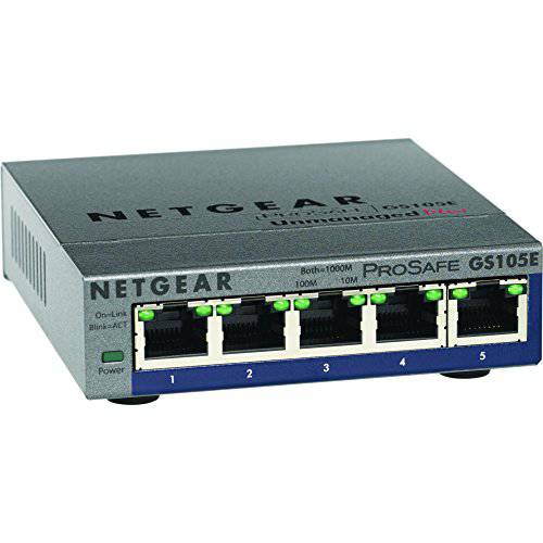 Netgear GS105E-200NAS PROSAFE 플러스 5 포트 기가비트 스위치