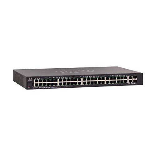Cisco SG250X-48 스마트 스위치 | 48 기가비트 이더넷+ 4 10 기가비트 이더넷 콤보 포트 SFP+ | 리미티드 라이프타임 프로텍트 (SG250X-48-K9-NA)